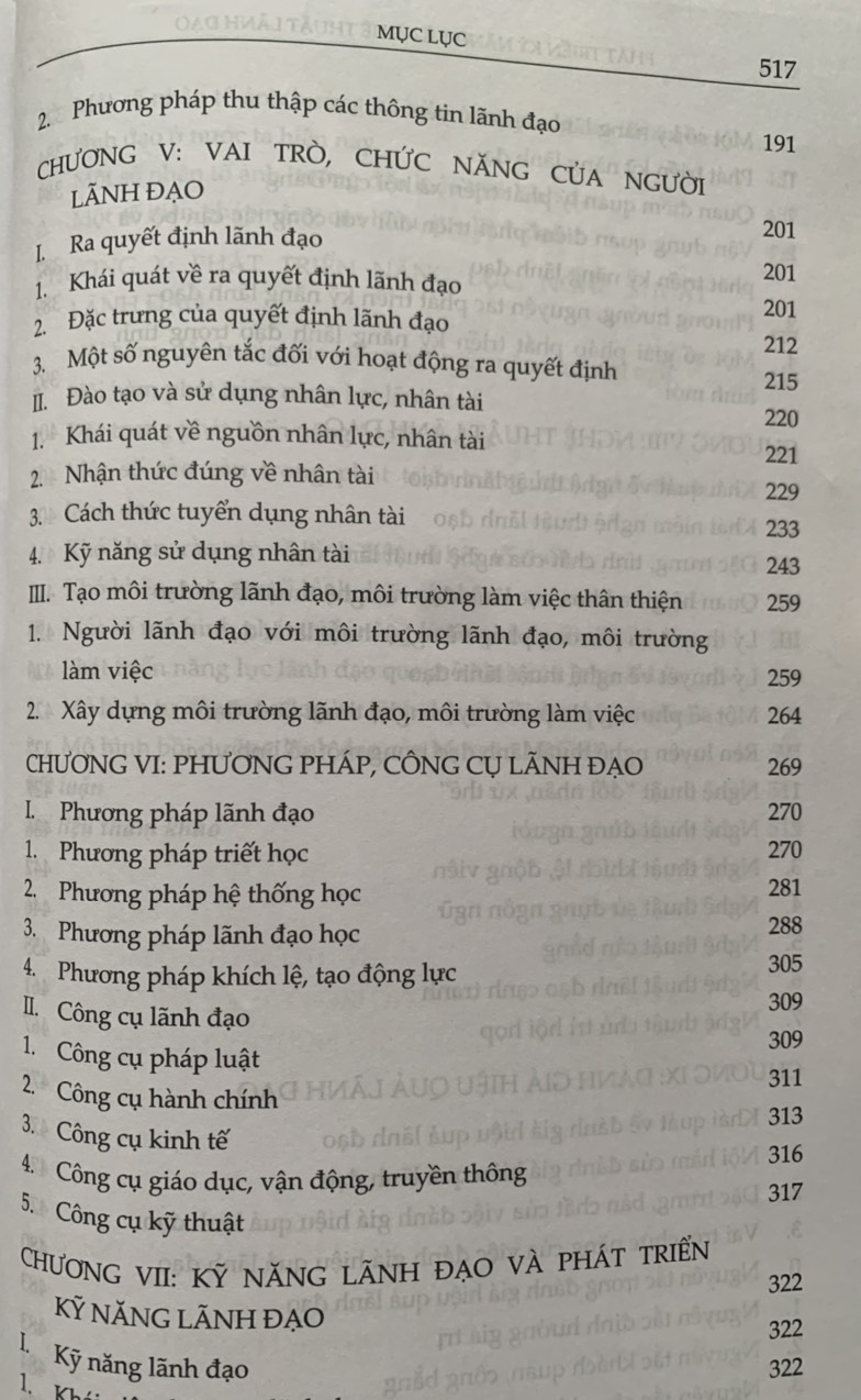 Phát triển kỹ năng và nghệ thuật lãnh đạo