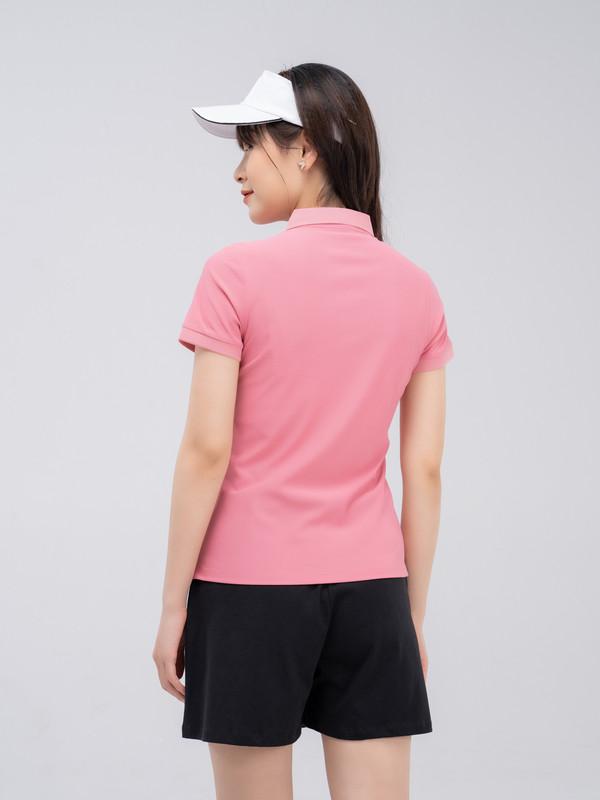 Áo polo nữ YODY phông tay ngắn, cổ bẻ, vải cotton airy cool phong cách thể thao SAN5002