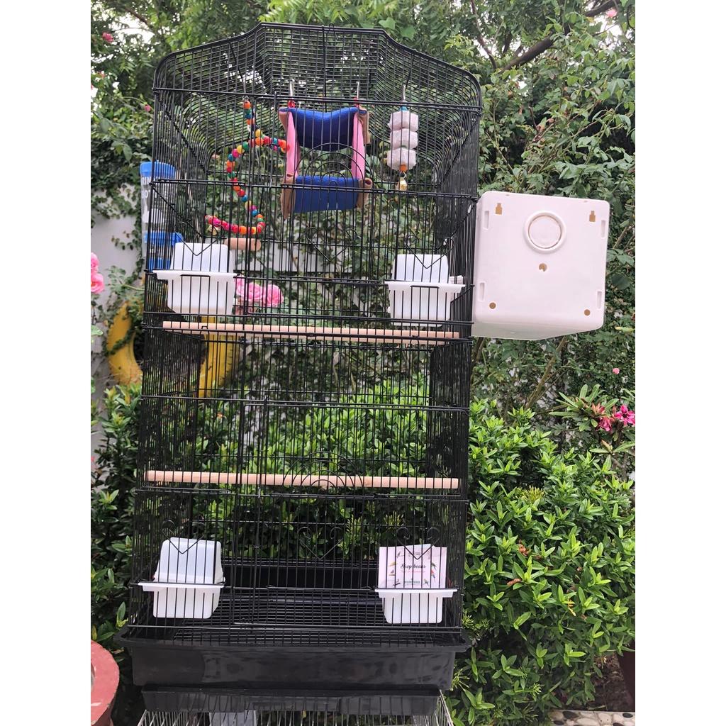 Chuồng Lồng nuôi vẹt dành cho vẹt nhỏ và vừa như lovebird , cockatiel , greencheek , sun , ngực hồng , monk ....