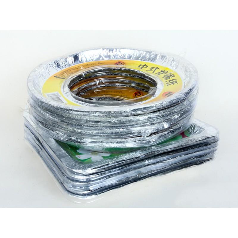 Vỉ 10 miếng lót bếp ga hình vuông - tròn