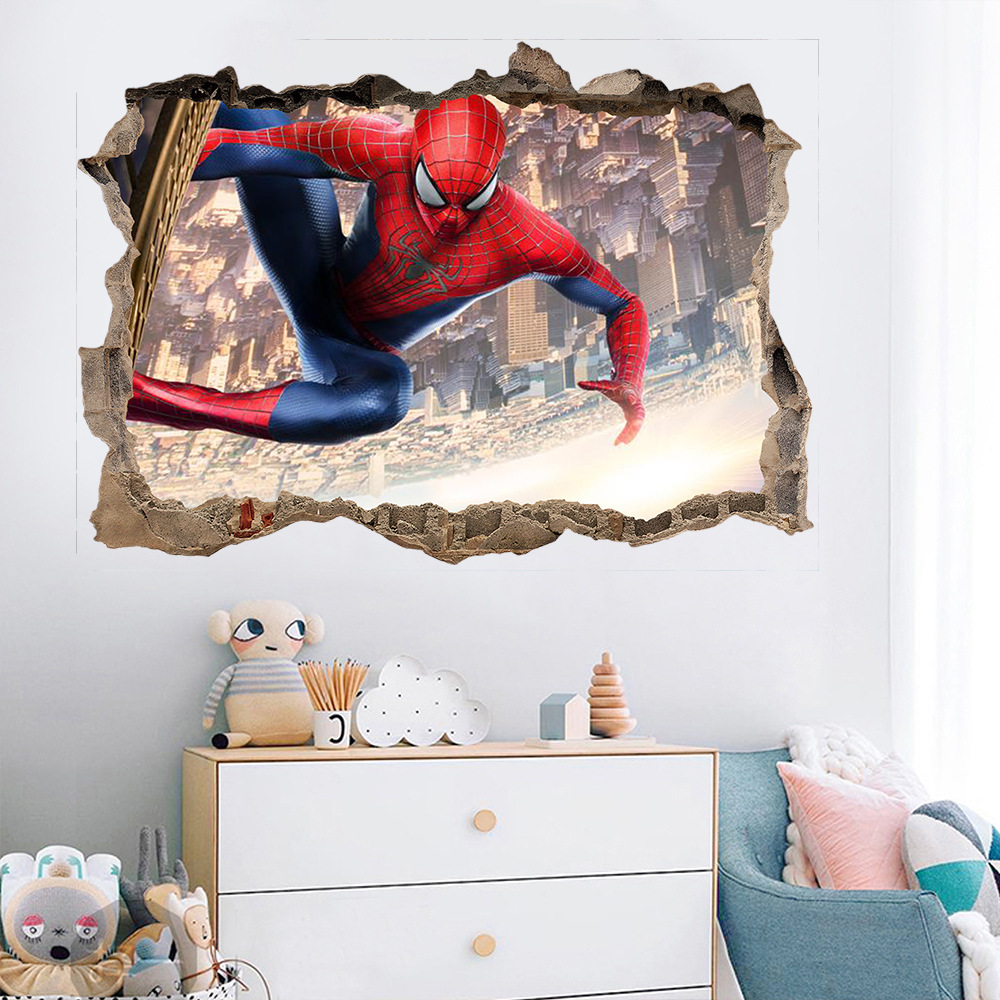 Decal Dán Tường Avengers Siêu Anh Hùng Người nhện - Decal Spider Man mẫu 8