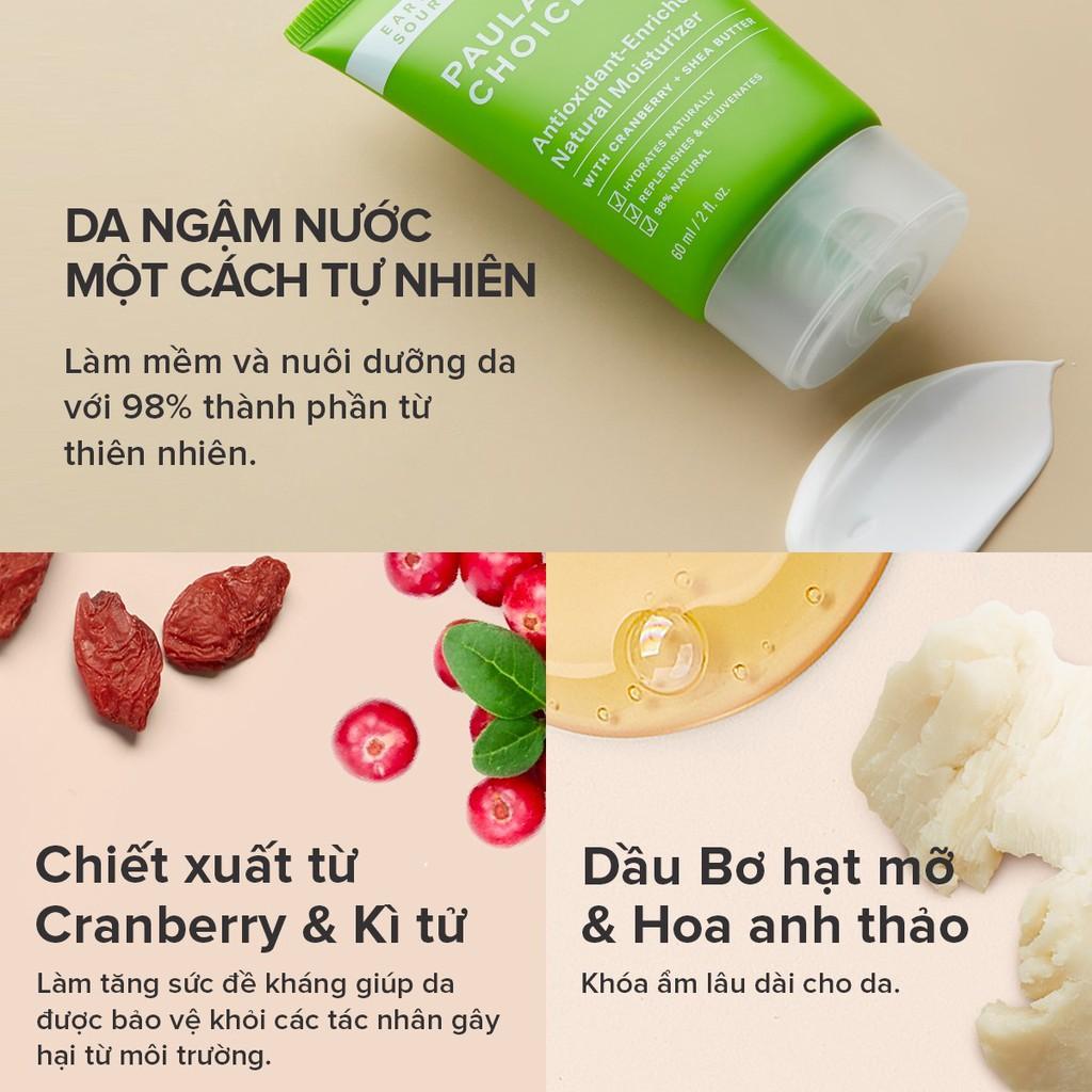Kem dưỡng ẩm an toàn cho thai kỳ Earth Sourced Antioxidant Enriched Natural Moisturizer
