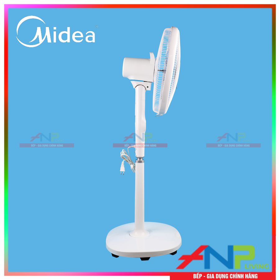 Quạt Đứng 5 Cánh Midea FS40-15DR (DC inverter 55W - Màn hình LED - Có Điều Khiển Từ Xa) - Hàng Chính Hãng