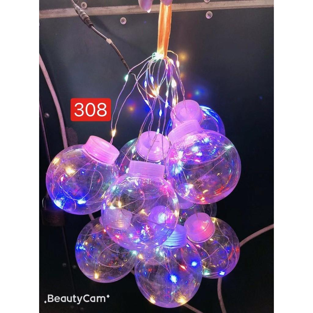 Đèn Nháy Thả Mành Hình Cầu Tròn