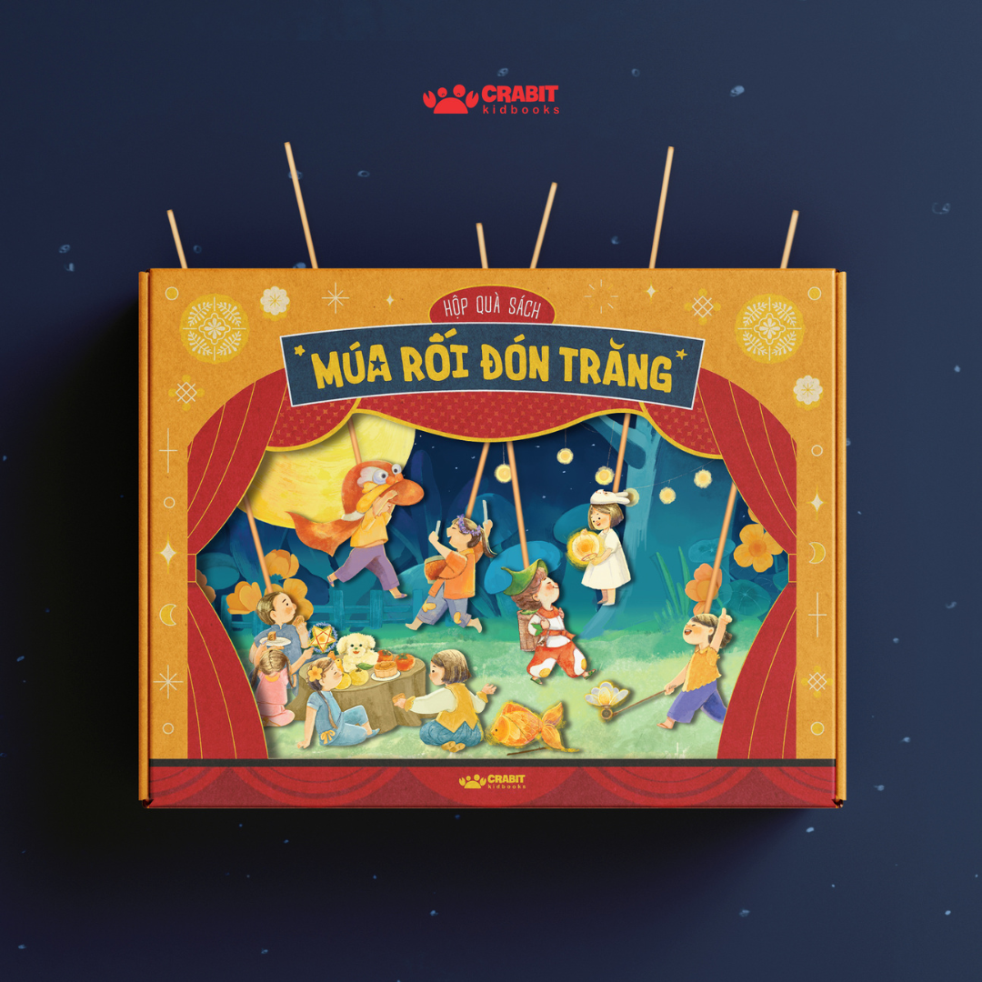 Set quà DIY Trung Thu - Múa rối đón trăng - Crabit Kidbooks