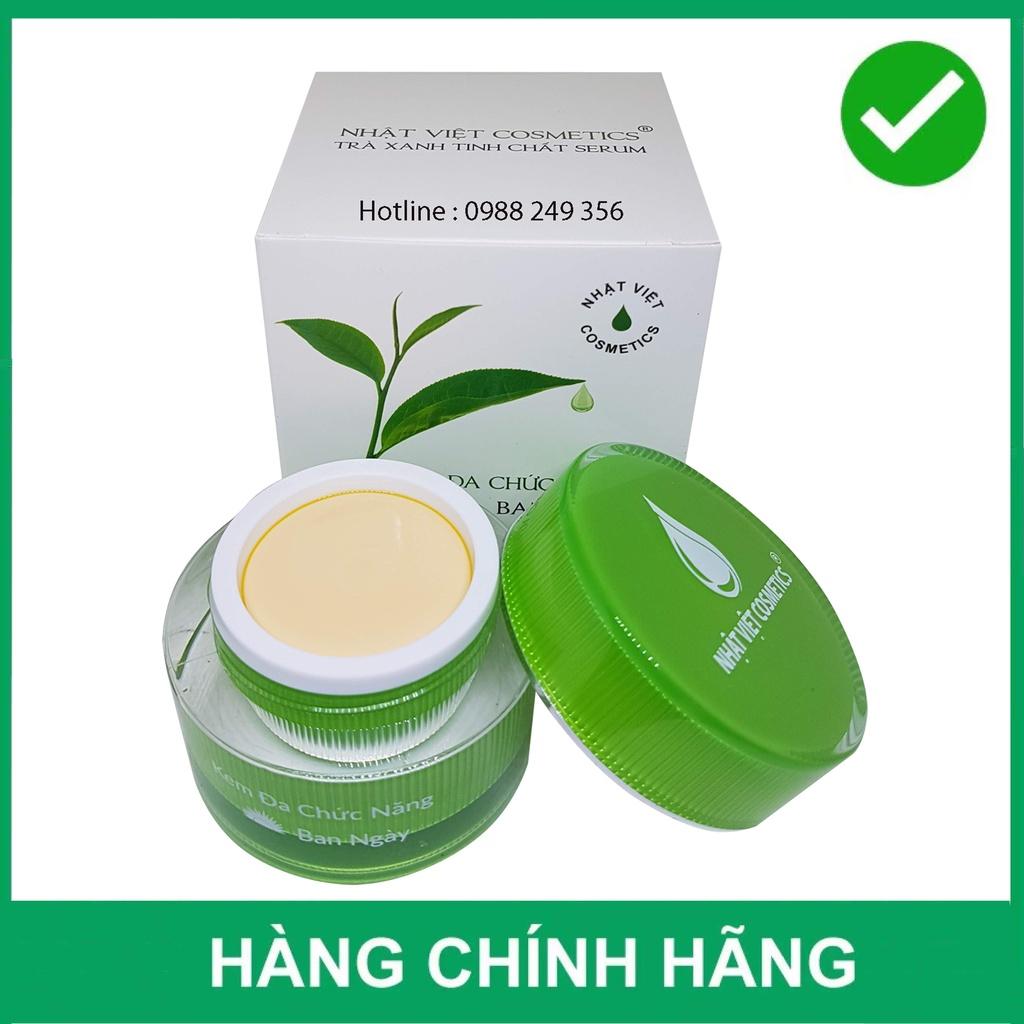 KEM ĐA CHỨC NĂNG BAN NGÀY TRÀ XANH TINH CHẤT SERUM NHẬT VIỆT COSMETICS 18G