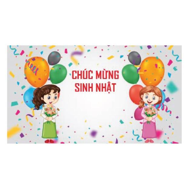 In bạt hiflex giá rẻ cho sinh nhật, banner, background sinh nhật đẹp HPBD-40