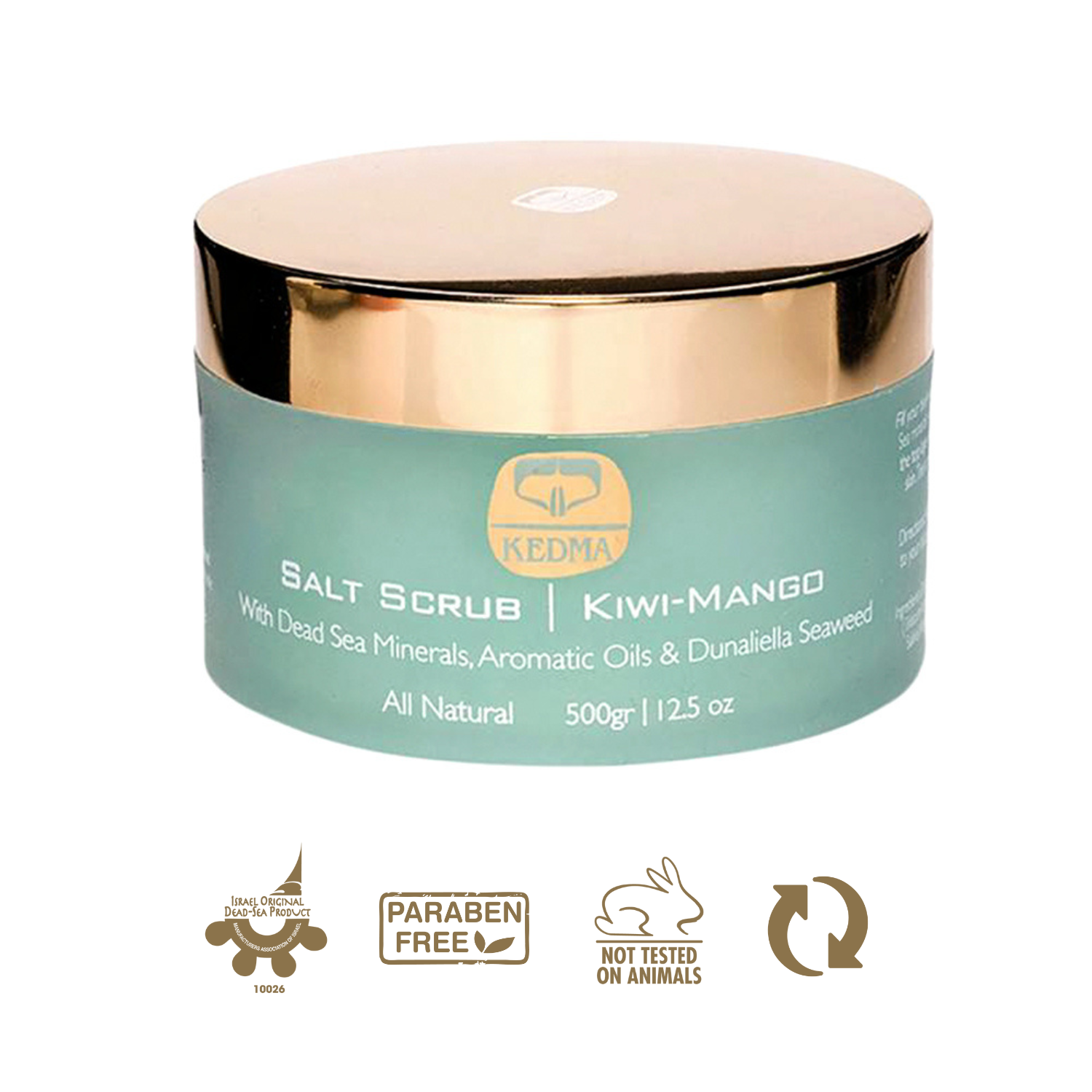 Muối Tẩy Da Chết Salt Scrub - Kiwi-Mango Kedma 200gr