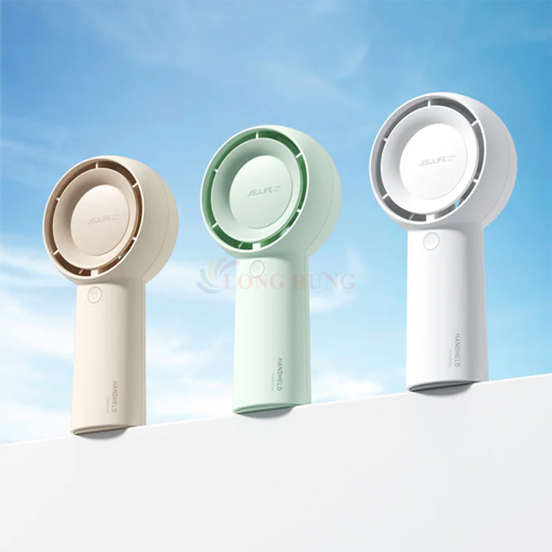 Quạt mini tích điện cầm tay Jisulife Handheld Fan Life5 Plus 4000mAh - Hàng chính hãng