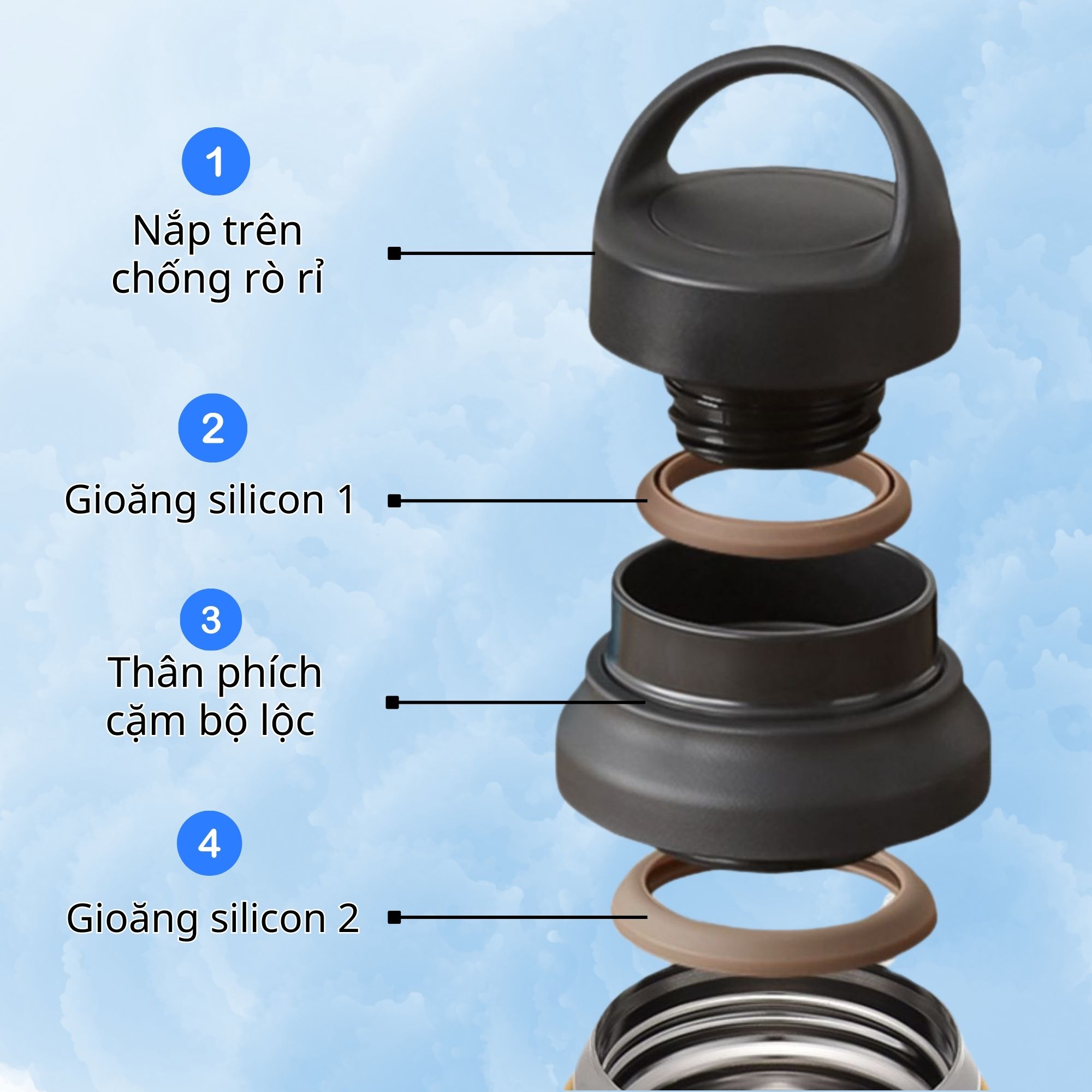 Bình giữ nhiệt Tiger MCZ-S040 - HÀNG CHÍNH HÃNG