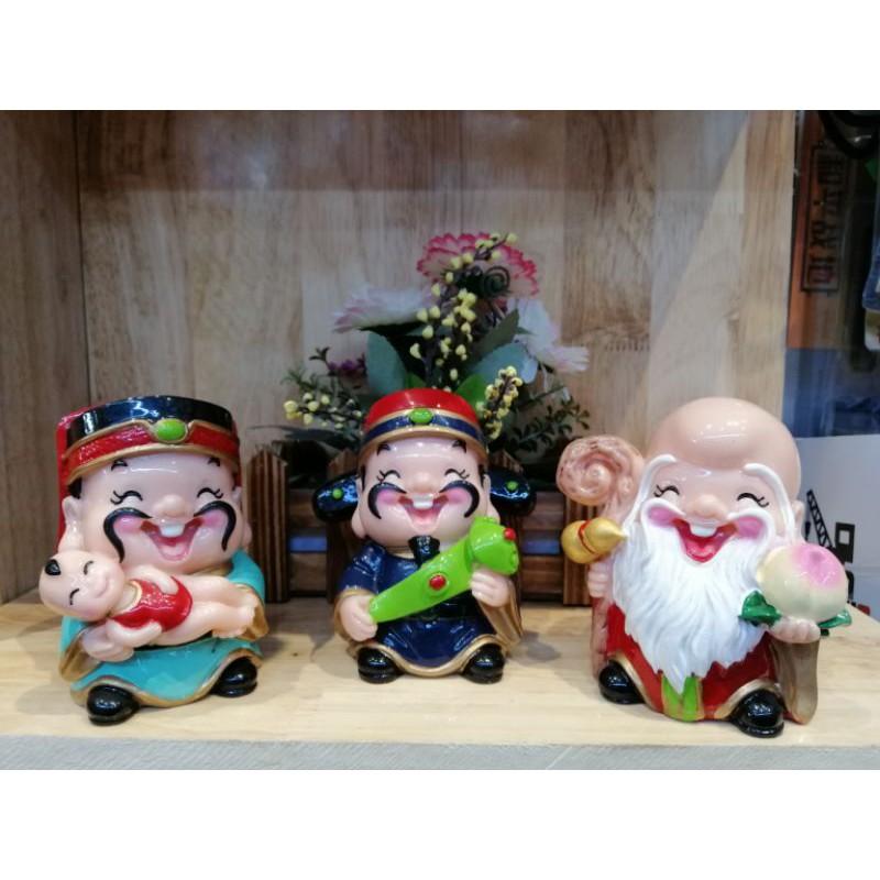 BỘ TƯỢNG 3 ÔNG PHÚC LỘC THỌ CAO 10 CM