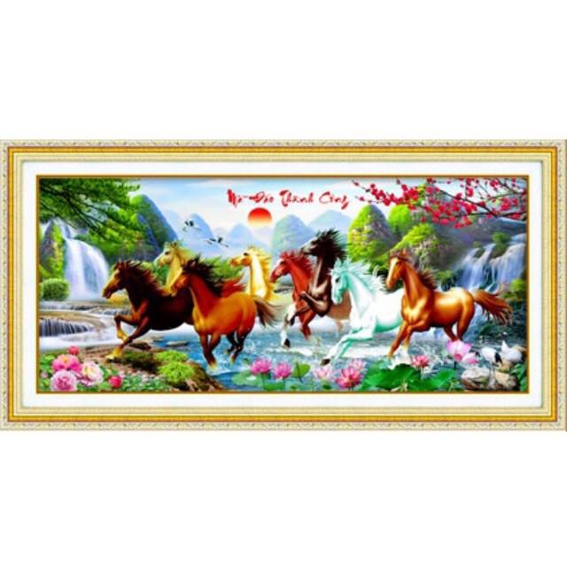 Tranh đính đá Mã đáo thành công LV030