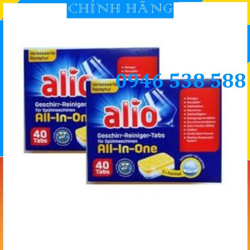 Hình ảnh Combo 3 gói Viên rửa bát tổng hợp Alio All in one 40v (120v)