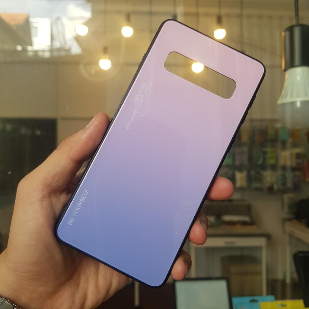 Ốp lưng kính Cho Dòng samsung galaxy S10 / S10+