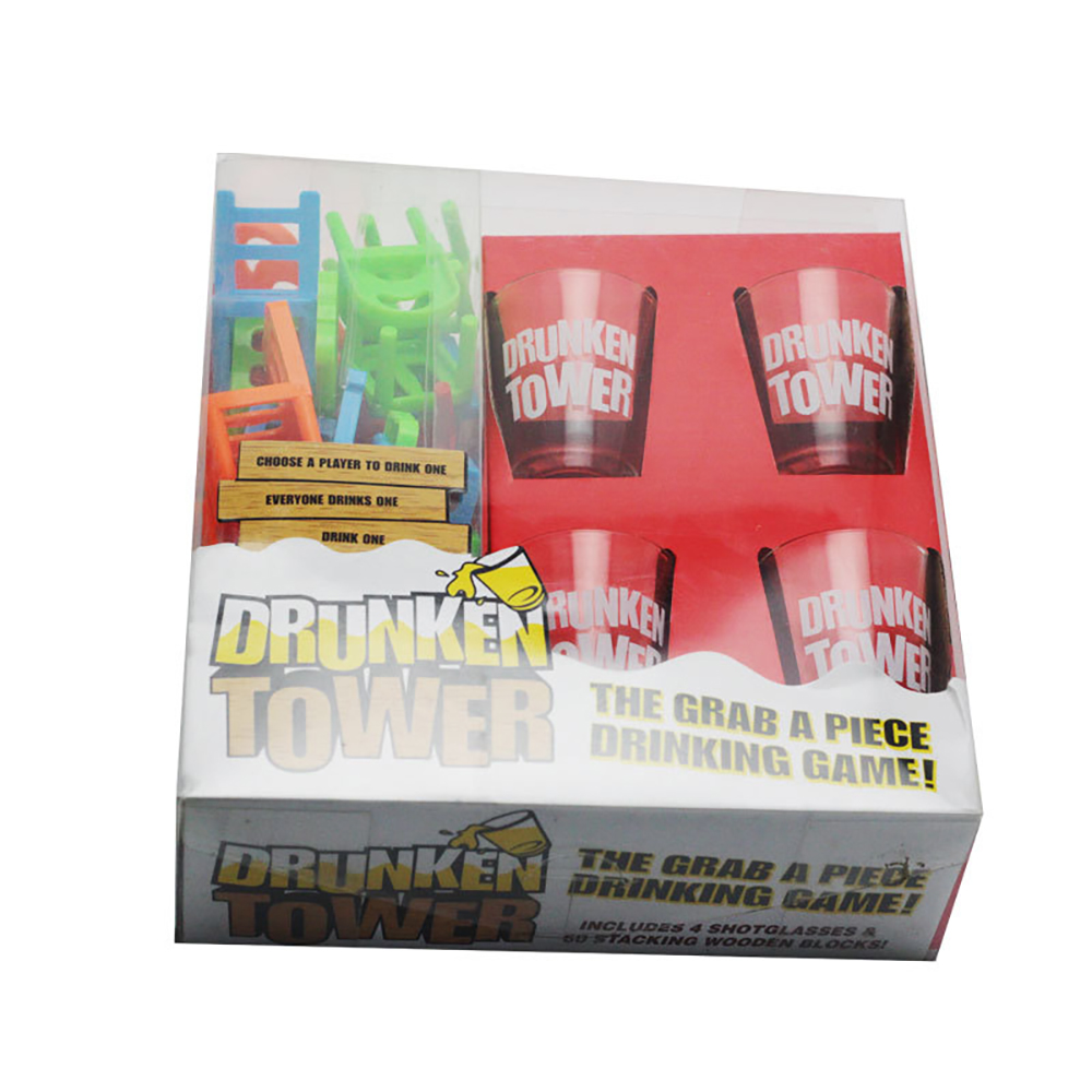 Bộ Trò Chơi Drunk Tower Drinking Game Giải Trí Xả Stress Trên Bàn Nhậu Cho Nhóm Bạn Thân Quẩy Tới Bến