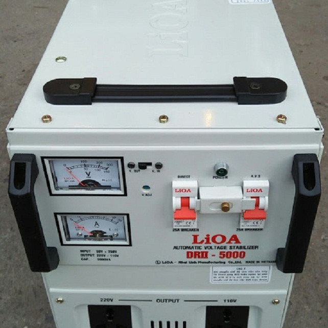 Ổn áp lioa 5kva model DRII - 5000II