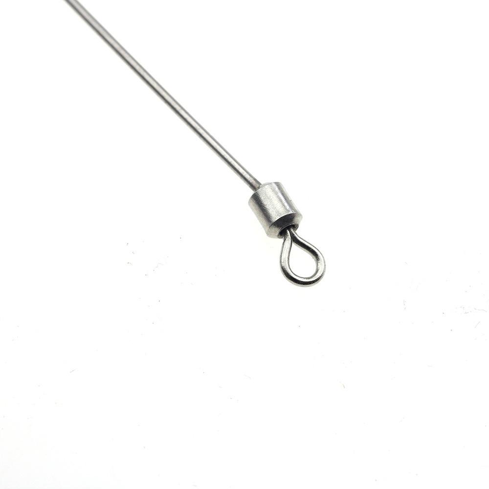 20pcs/bag Long Pole Swivel Brass Rolling Swivel with Long Pole for Sports Fishing Fishing Tackle Fishing Accessories