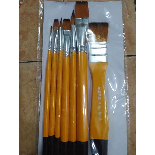 Bộ bút 7 cây thân vàng Artist Brush