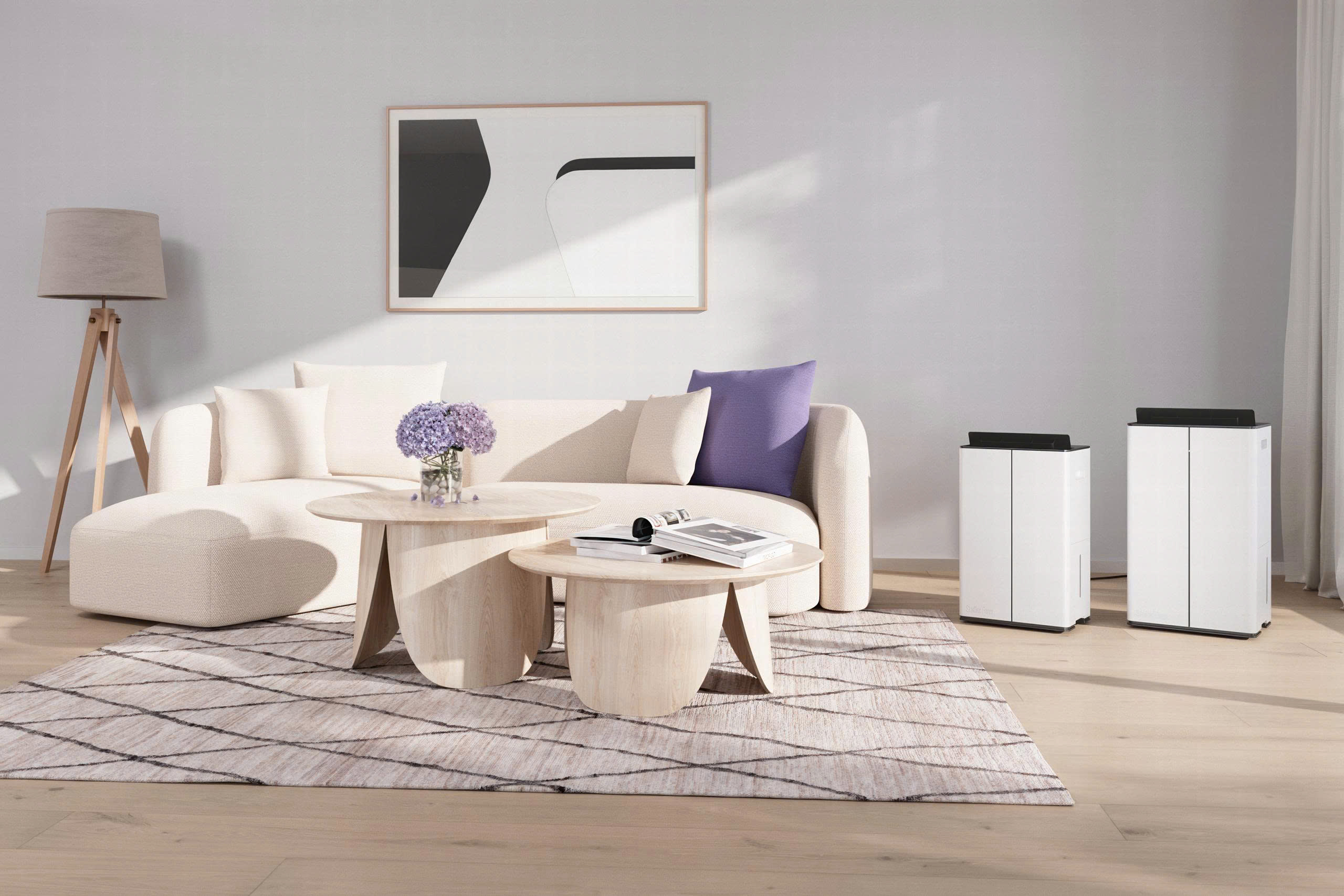Máy Hút Ẩm Lọc Không Khí Stadler Form Lukas Pro - 50L/Ngày, Màng HEPA, Wifi, Sấy Quần Áo, Hàng chính hãng
