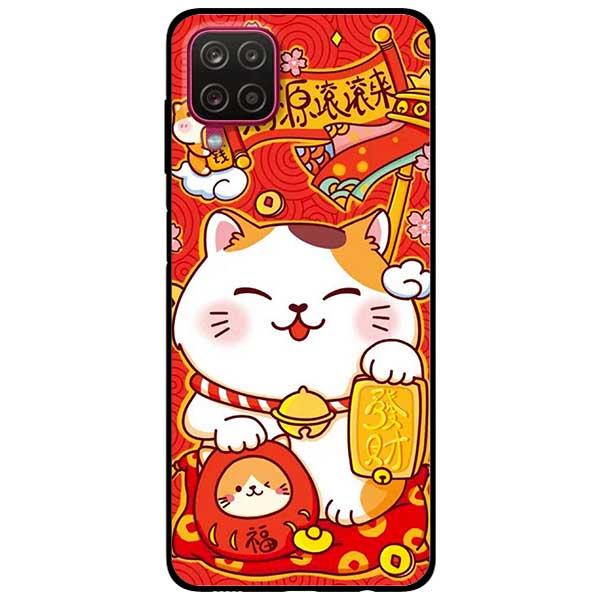 Ốp lưng dành cho Samsung Galaxy A12 / A21s / A31 - Mèo Thần Tài