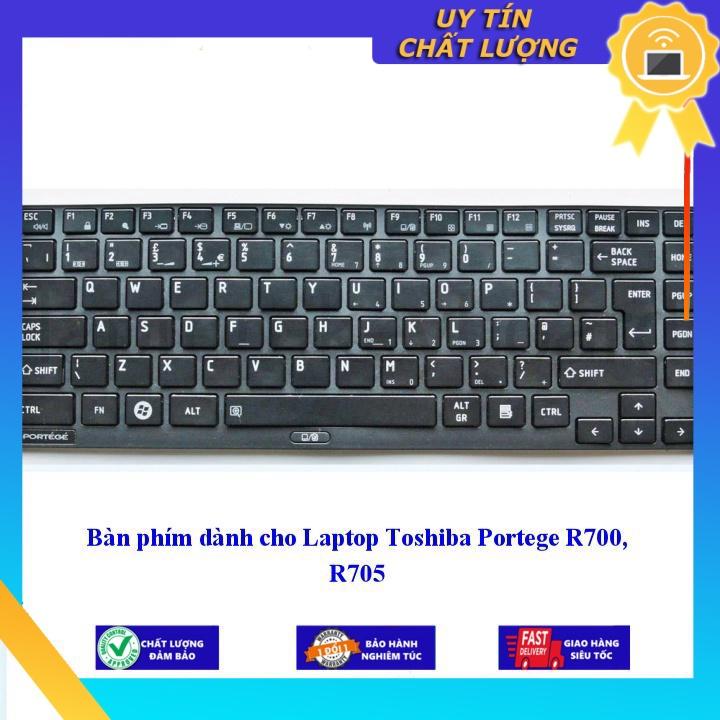Bàn phím dùng cho Laptop Toshiba Portege R700 R705 - Hàng Nhập Khẩu New Seal