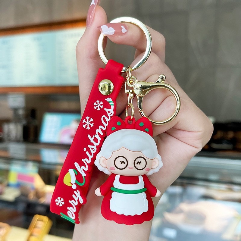 Móc Khóa Giáng Sinh Cực Dễ Thương Dùng Làm Quà Tặng