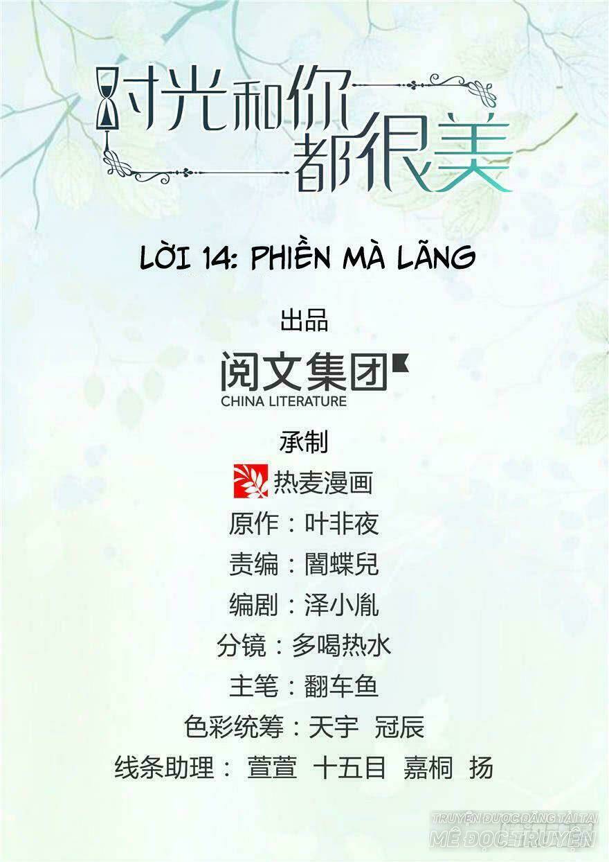 thời khắc và em đều đẹp chapter 14 1