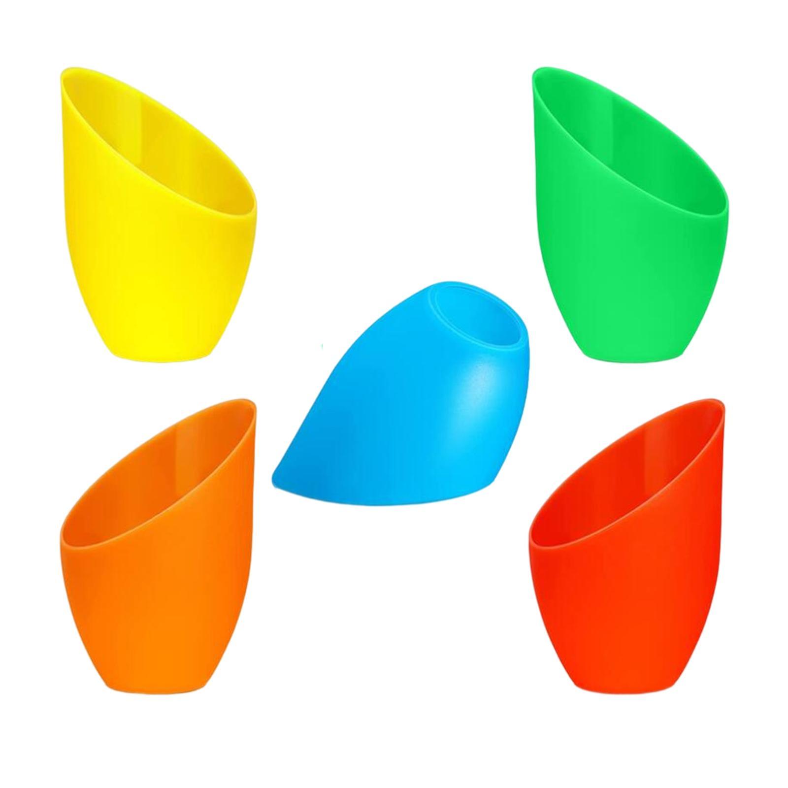5 Pack Lampshade Lamp Shade 5.35 inch High, 4.33 inch Diameter, 1.65 inch Fitter for Living Room LED Floor Lamp Ceiling Fan Light