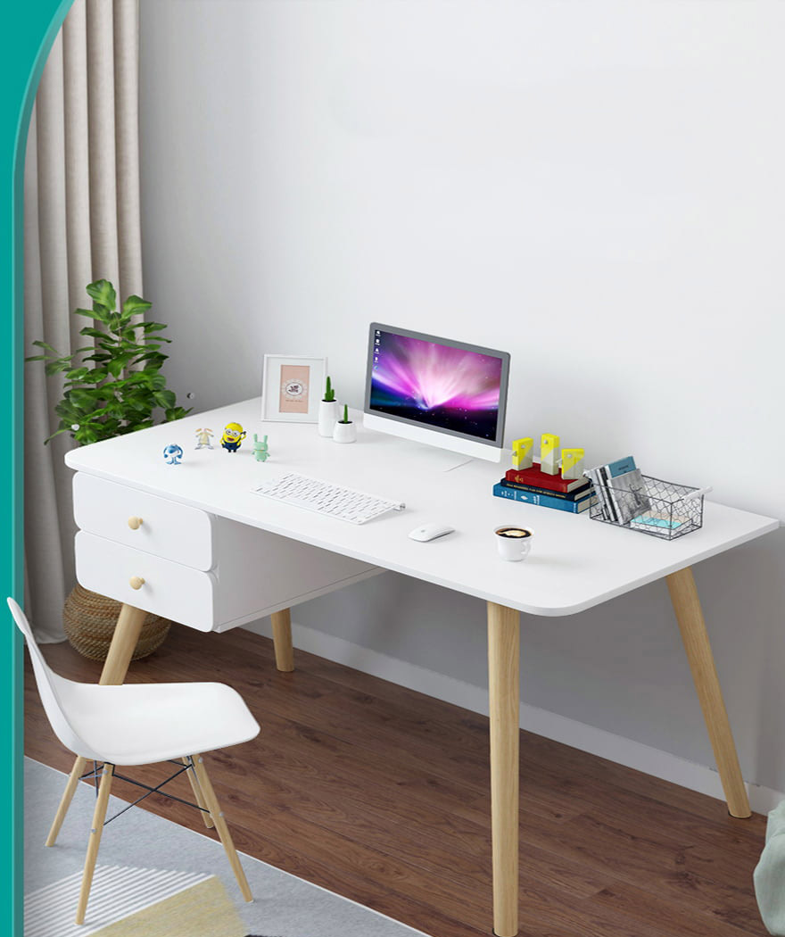 Bàn làm việc hiện đại kích thước nhỏ gọn