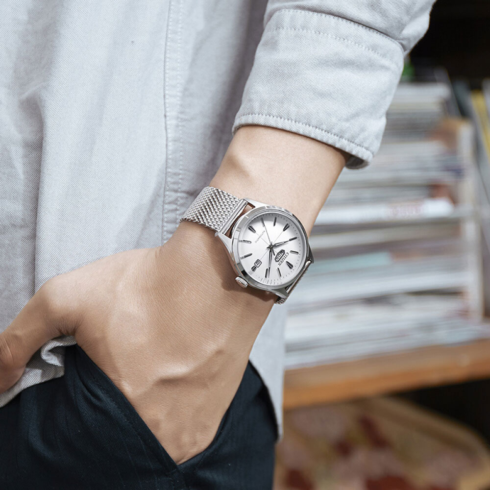 Đồng Hồ Citizen C7 Dây Thép Không Gỉ NH8390-89A - Mặt Trắng