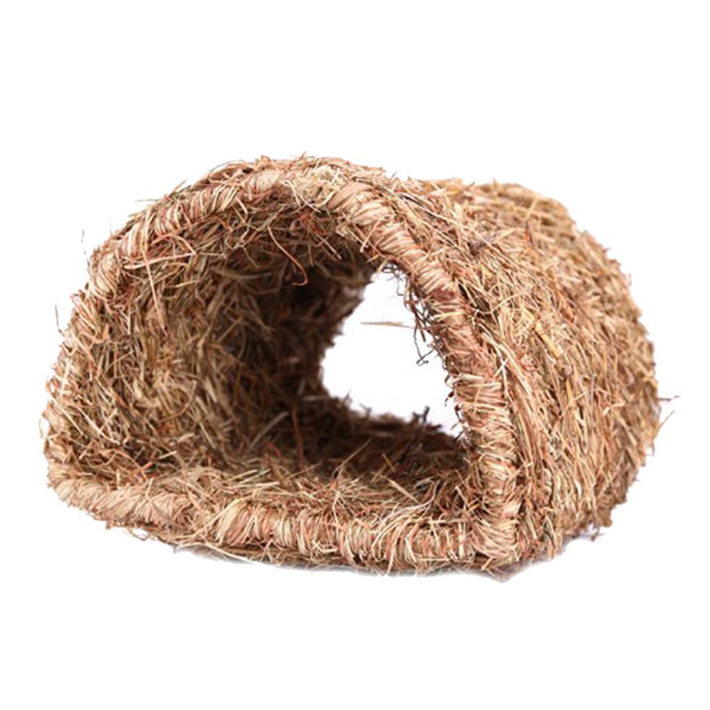 Hand-made Natural Straws Hamster Bunny Gerbil Chinchillas Rabbit Nest Cubby