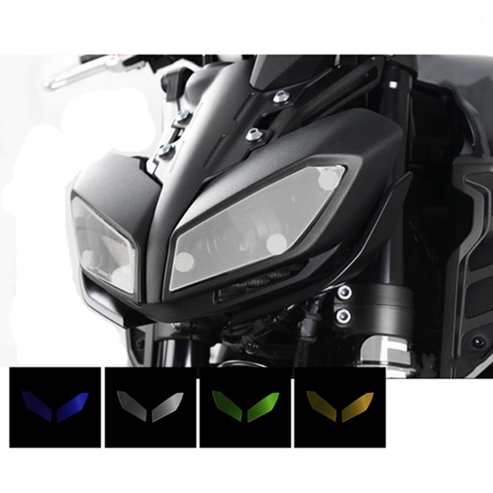 Headlight Cover Protective Film Headlight Guard Motorbike Durable Black