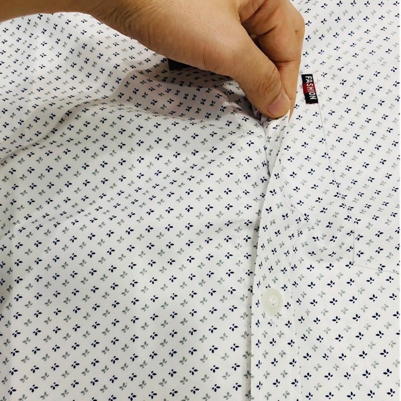 Áo Sơ Mi Nam Tay Ngắn Vạt Ngang Áo Sơ Mi Trung Niên Hàng Chất Lượng