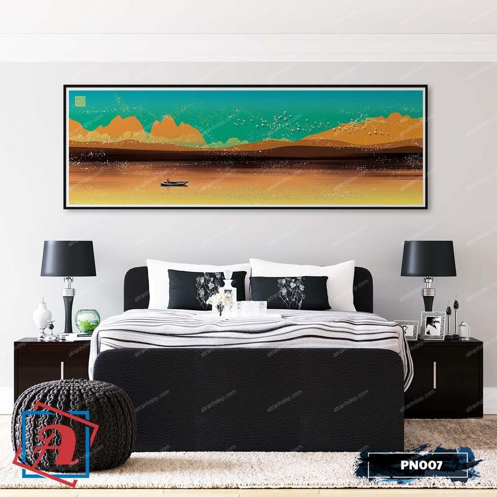 Tranh canvas khổ lớn trang trí phòng ngủ - PN007