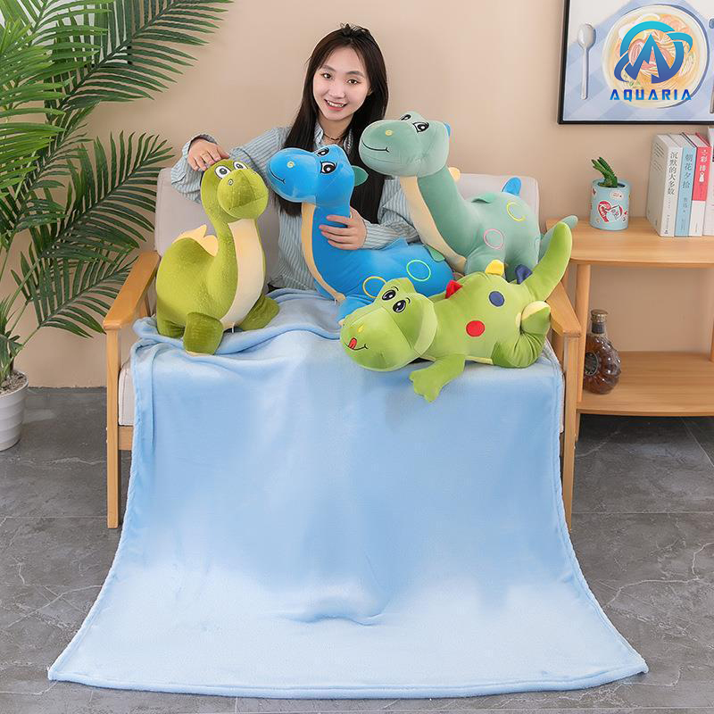Combo Mền Gối Văn Phòng Đa Năng Tiện Dụng Kèm Chăn 3in1 Gối Đầu Hoặc Ôm Hình Khủng Long Đáng Yêu Nhiều Mẫu