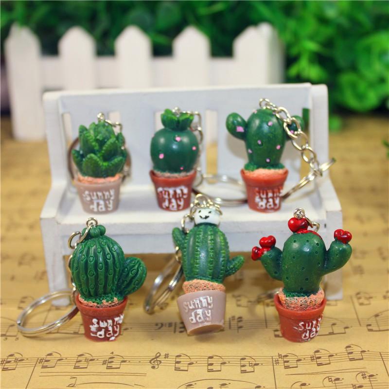 Móc khóa xương rồng dễ thương - Móc chìa khóa cây xương rồng độc đáo Duashop