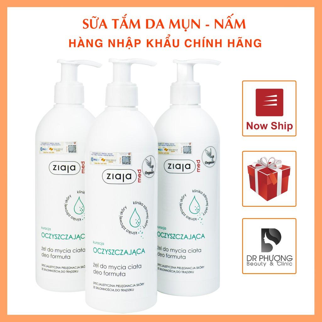 SỮA TẮM CHO DA MỤN NẤM ZIAJA 400ml