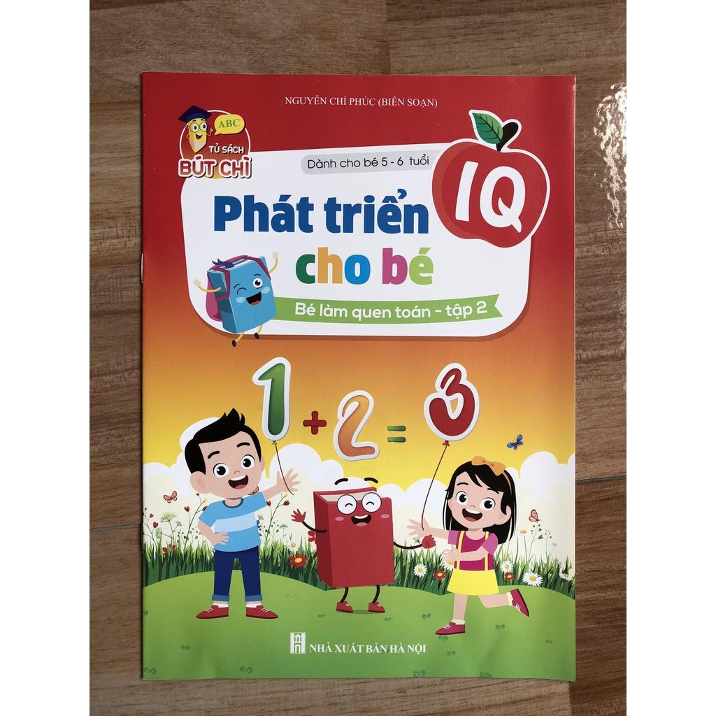 Sách - Phát Triển IQ Cho Bé 5 đến 6 tuổi (Combo 8 quyển) 5.0