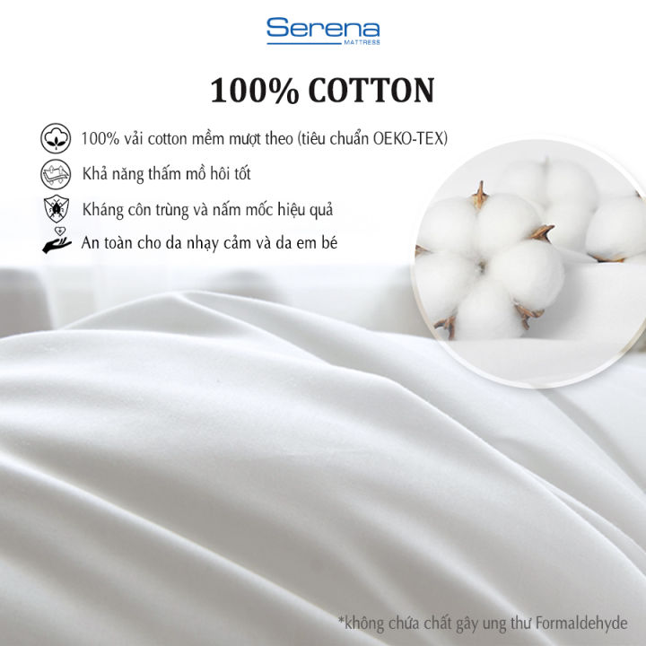 Ruột Gối Ôm Lông Vũ SERENA Cao Cấp - Cái Ruột Gối Đôi Ôm Dài Nằm Ngủ Lông Vũ 35 x 100 Khách Sạn 5 Sao Cao Cấp