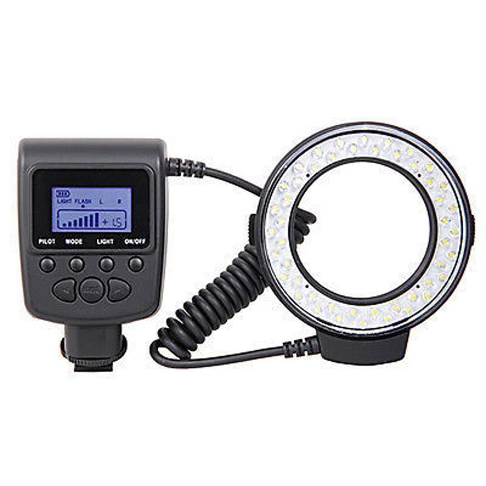 Đèn LED Macro tròn Tương thích với Máy ảnh DSLR Canon Nikon Pentax Olympus Panasonic