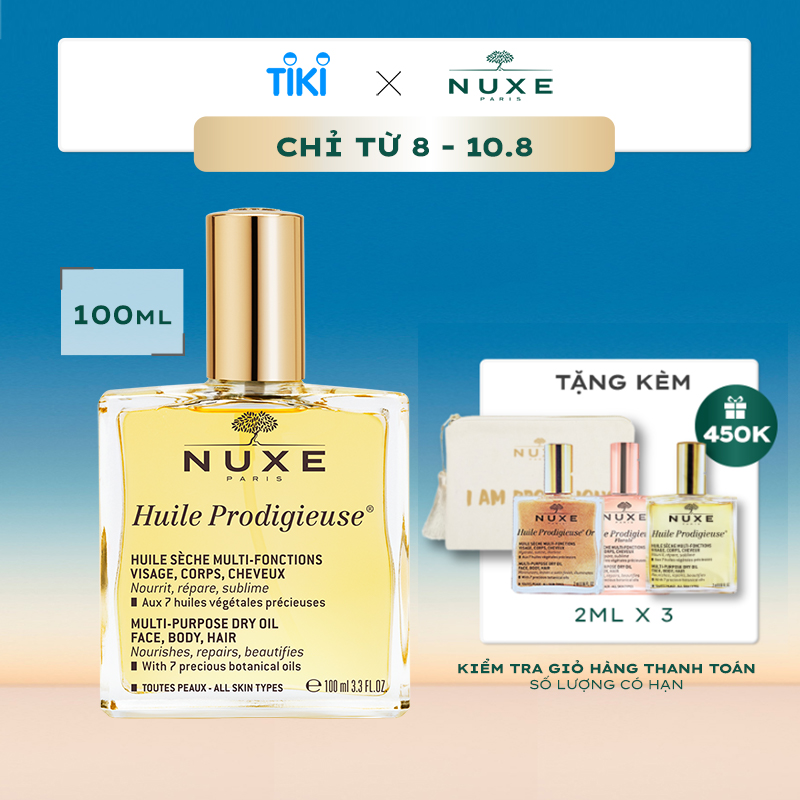 Dầu khô đa năng Nuxe Huile Prodigieuse® 100ml