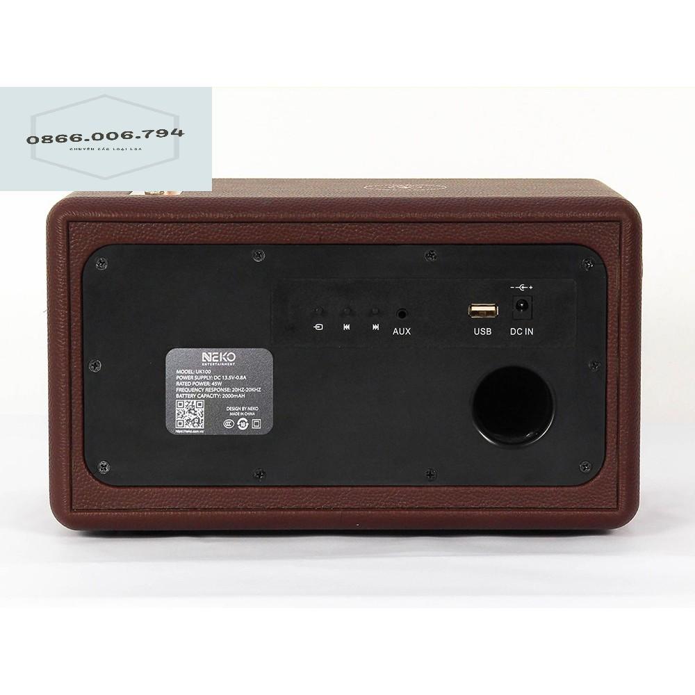 Loa xách tay Uk100- kiểu dáng trẻ trung - âm thanh hay - hàng chính hãng