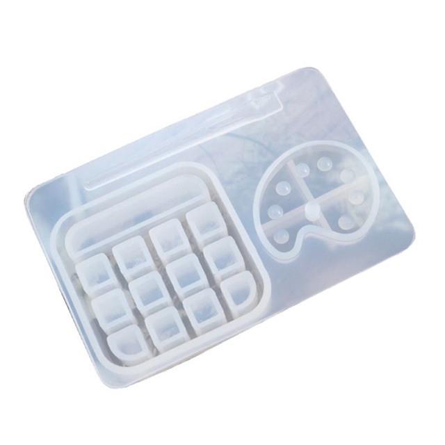 Khuôn Resin Đúc Bảng Màu Và Cọ Vẽ - Trường Thịnh Sài Gòn