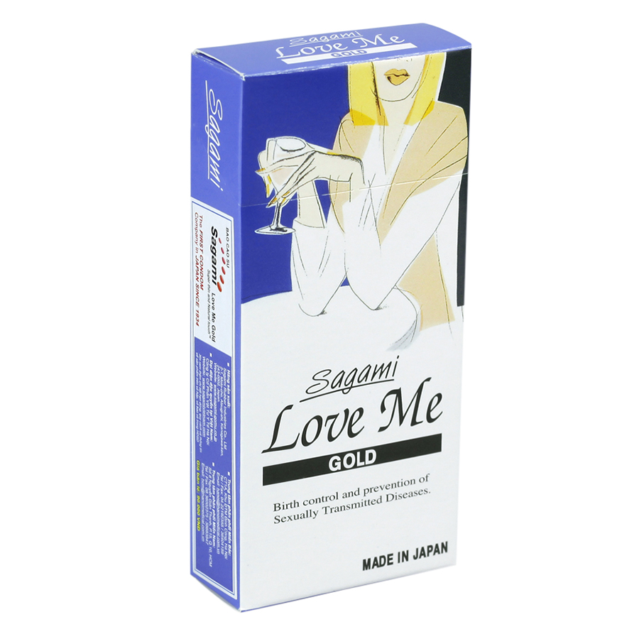 Bao Cao Su Sagami Love Me Gold - Hộp 10 Gói