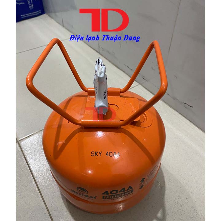 Môi chất lạnh tủ lạnh R404a BESTGAS, khối lượng 2.7KG hàng chính hãng, Điện Lạnh Thuận Dung