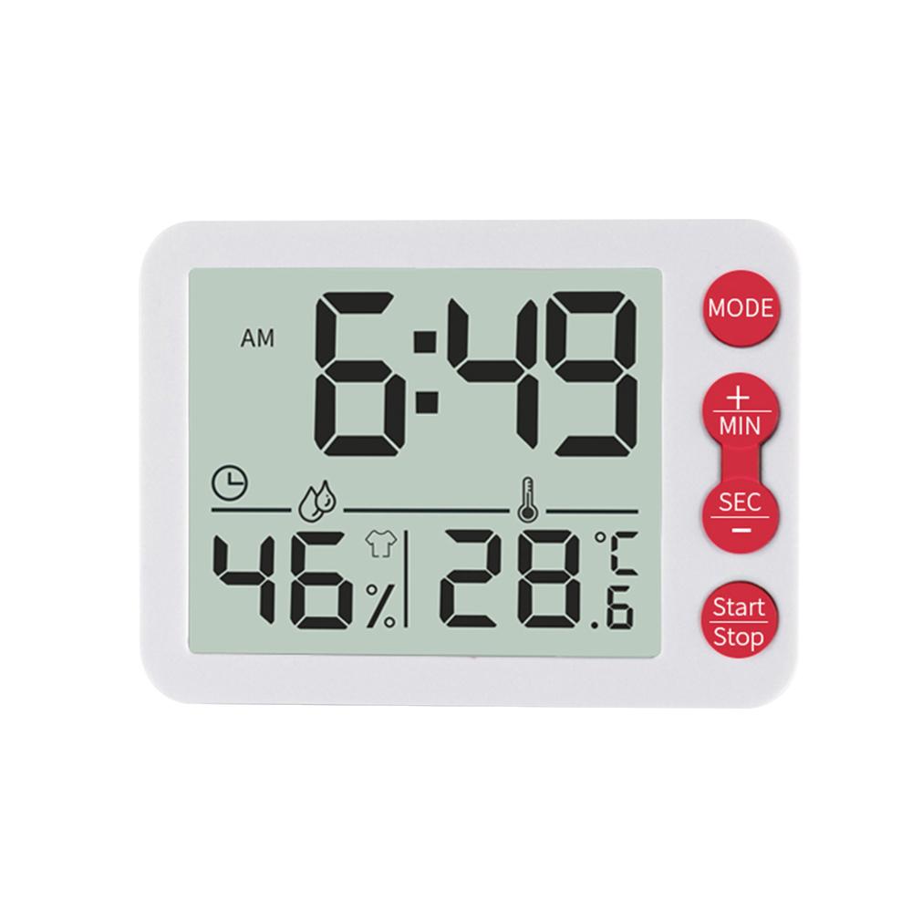 Nhiệt kế & ẩm kế kỹ thuật số trong nhà với màn hình LCD