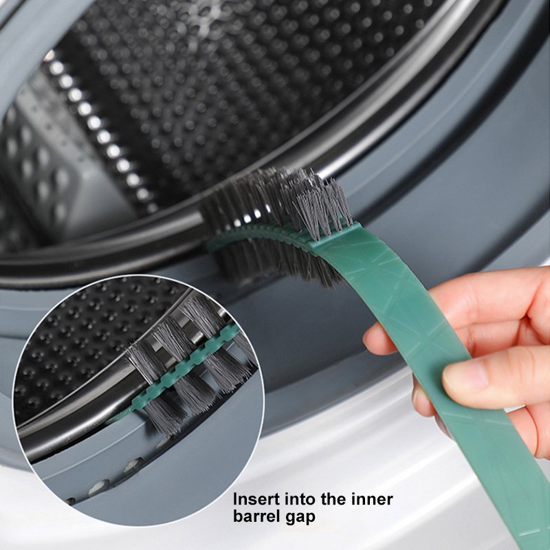 Bàn Chải Vệ Sinh Khe Máy Giặt Nhựa Xoay 360 Độ Tay Cầm Dài 60cm