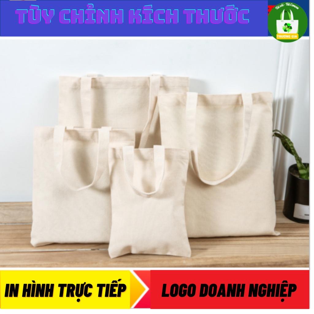 Túi Vải Canvas kích thước có sẵn nhận in logo Quảng cáo thương hiệu doanh nghiệp Trương Gia Túi Vải - Túi Canvas