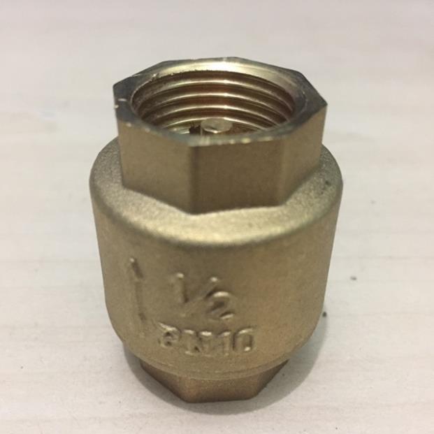 LUPE VAN 1 CHIỀU LO XO, MỘT CHIỀU LÁ LẬT ĐỒNG THAU REN 1/2”,3/4”,1”