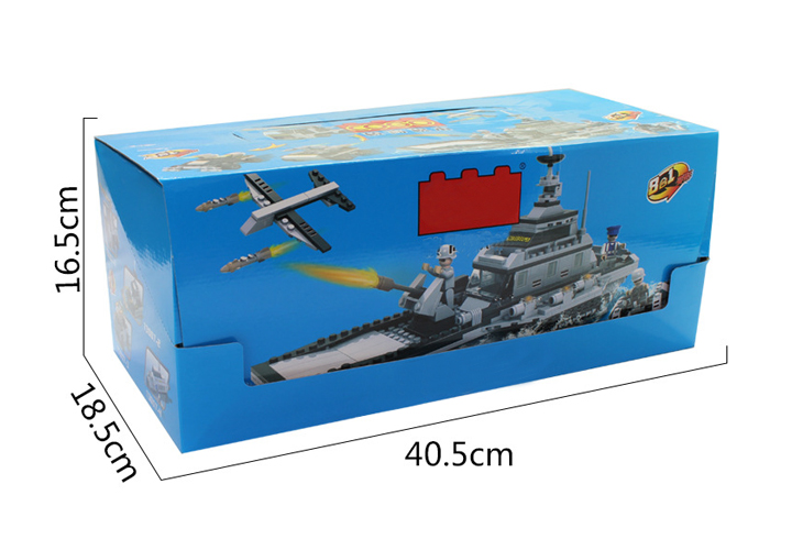 Đồ Chơi Lego Xếp Hình Chiến Hạm Lục Quân Thủy Chiến - Bộ Lính CJ3652 gồm 600 Chi Tiết - Phát Triển Trí Thông Minh 8 Tuổi